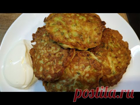 ОЛАДЬИ ИЗ КАБАЧКОВ на завтрак / Очень Вкусные, Нежные! Рецепт простой