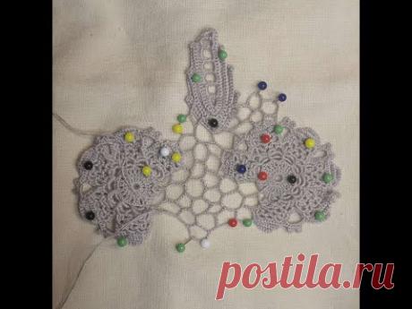 Нерегулярная сеточка в ирландском кружеве: некоторые отрывки из мастер-класса / Irregular netting