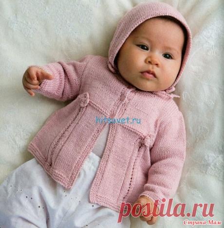 Комбинезон, кофточка и шапочка спицами для Малышки - Вязание для детей - Страна Мам