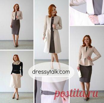 Пальто-трансформер
 4в1:пальто,жакет,юбка,болер