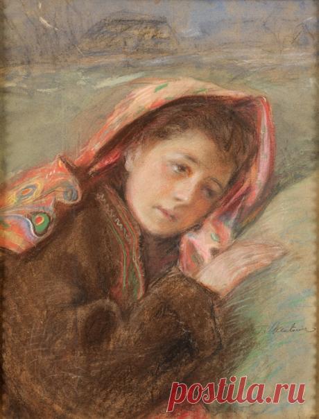 Teodor Axentowicz - In Gedanken - t4016 | TiPiTi.info