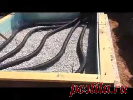 Geo-Thermal Greenhouse Pipe Install - YouTube