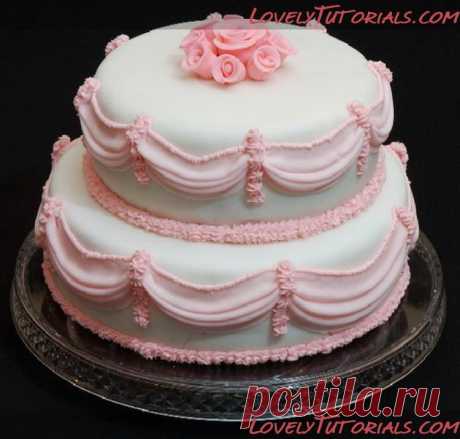 МК Украшение торта драпировкой -How To Make Fondant Swags - Мастер-классы по украшению тортов Cake Decorating Tutorials (How To's) Tortas Paso a Paso