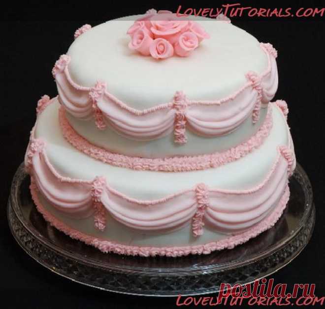МК Украшение торта драпировкой -How To Make Fondant Swags - Мастер-классы по украшению тортов Cake Decorating Tutorials (How To's) Tortas Paso a Paso