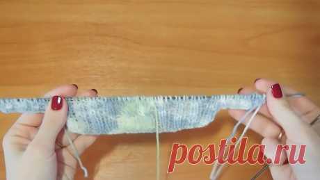 Вязаные носки спицами