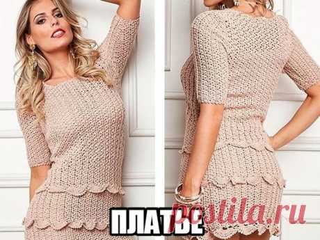 Вяжем платье-мини для смелой девушки