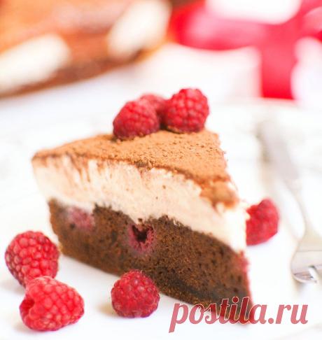 Шоколадный торт с малиной и сливочным кремом | Рецепт от Ксении