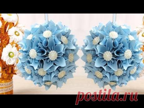 Как сделать Новогодний шар своими руками. Christmas Decoration. ll