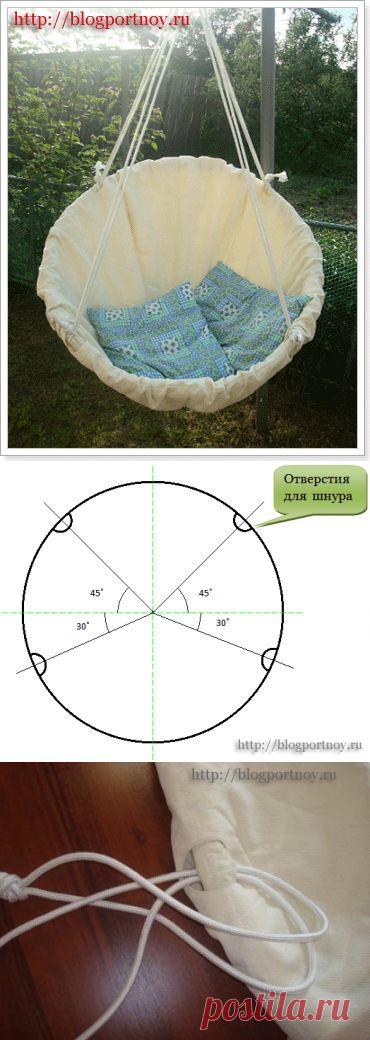 Гамак на обруче | Мастерская портнихи
