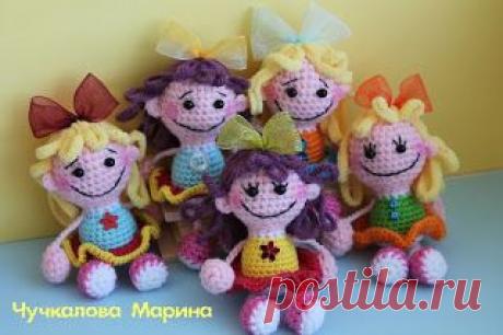 Вязаные чудеса от Марины Чучкаловой : Куколка-брелок (Мастер-класс)