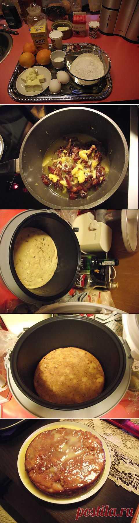 финиковый пирог со сливочным соусом | 4vkusa.ru