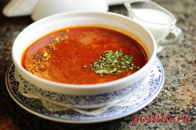 Настоящий грузинский суп харчо — Вкусные рецепты