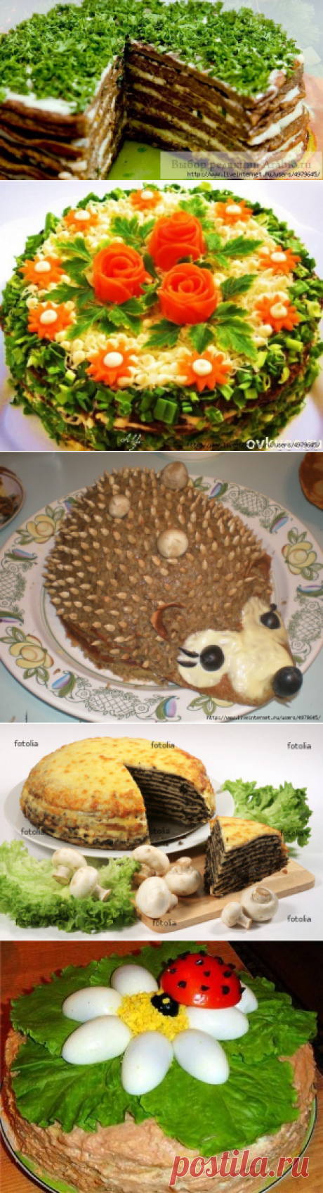 ПЕЧЕНОЧНЫЕ ТОРТЫ.