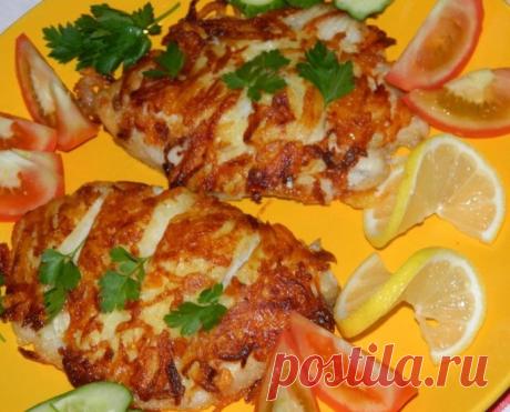 Рыбка в картофельной "шубе" - непередаваемо вкусно!