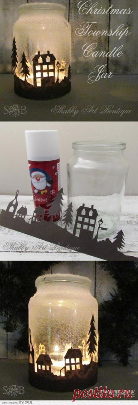 Idee kerst potje
