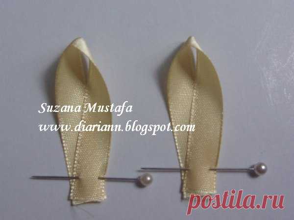 Восхитительная красота вышивки лентами. Хризантемы от Suzana Mustafa