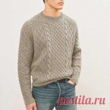 Мужские джемперы. Идеи и схемы узоров. | Вяжем вместе - вяжем стильно. | Дзен