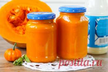Тыквенное пюре со сгущенкой на зиму: рецепт с фото