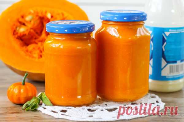Тыквенное пюре со сгущенкой на зиму: рецепт с фото