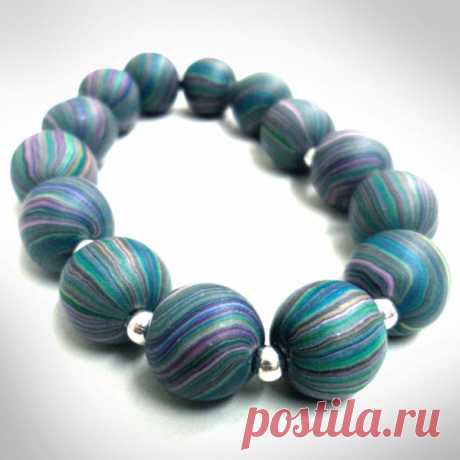 Бусы из полимерной глины своими руками