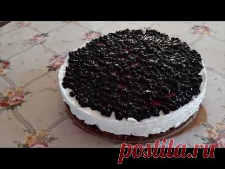 Чийзкейк с боровинки ( Без печене ) -  Cheesecake with blueberries