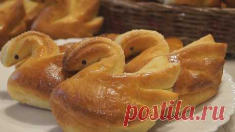 Булочки &quot;Лебеди&quot;. Легкие, Воздушные и О-о-очень Вкусные - Простые рецепты Овкусе.ру