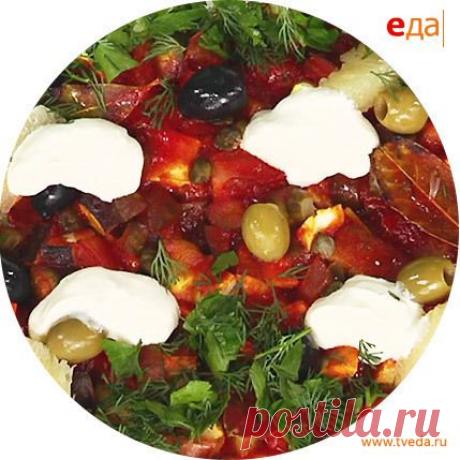 Пикантная овощная солянка