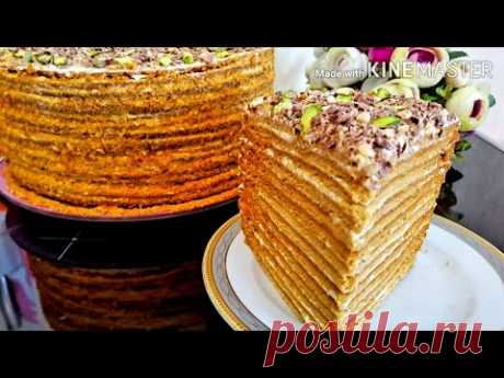 Шикарный "МЕДОВИК" Классический! Семейный рецепт! Вот как нужно готовить МЕДОВЫЙ ТОРТ! Honey cake