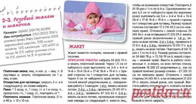 Спицами для новорожденных » Сайт 