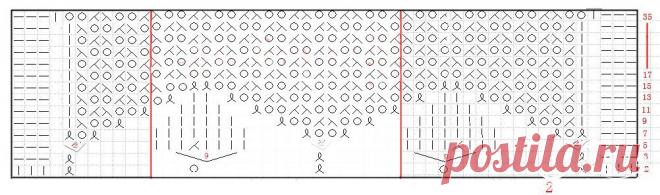 Схемы к палантину «Порхающие бабочки» | Вяжем Тут