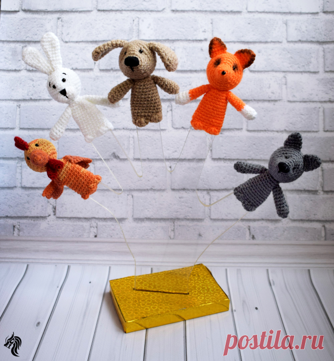 PDF Пальчиковый театр. FREE amigurumi crochet pattern. Бесплатный мастер-класс, схема и описание для вязания амигуруми крючком. Вяжем игрушки своими руками! Пальчиковые игрушки, куклы, сказка, зверюшки, мышка, волк, лиса, петух, заяц, мишка. #амигуруми #amigurumi #amigurumidoll #amigurumipattern #freepattern #freecrochetpatterns #crochetpattern #crochetdoll #crochettutorial #patternsforcrochet #вязание #вязаниекрючком #handmadedoll #рукоделие #ручнаяработа #pattern #tutorial #häkeln #amigurumis
