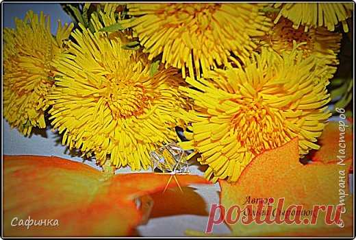 Мастер - класс Создаем Одуванчики "Солнечные зайчики"от Ольги Сыротюк | Страна Мастеров