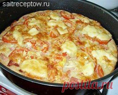 Пицца на кефире | Сайт рецептов