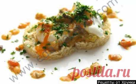 Кулинарный рецепт Яйца по-баконьски без скорлупы с фото