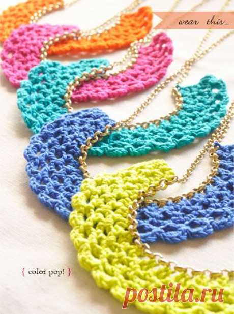 Patrons & modèles gratuits des bijoux au crochet - Le blog de mes loisirs | Crochet Bracelet