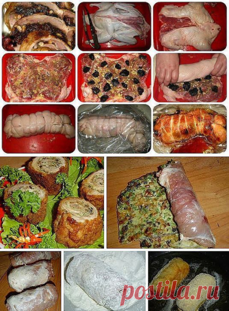6  ВКУСНЮЧИХ  МЯСНЫХ РУЛЕТОВ НА СТОЛ
