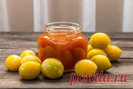 Джем из желтой сливы без косточек — Сад Заготовка