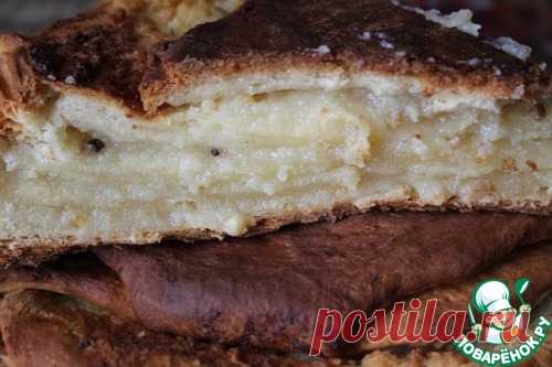 Монастырский молочный пирог - кулинарный рецепт