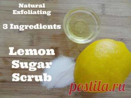 Remove Dead Skin With A Lemon Sugar Scrub — craftbits.com