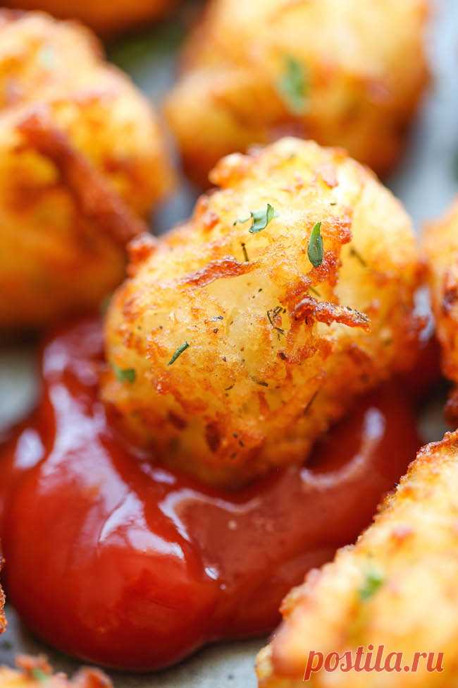 Homemade Tater Tots - Say goodbye to those frozen bags of tater tots. This homemade version is so easy, freezer-friendly and way better than store-bought!