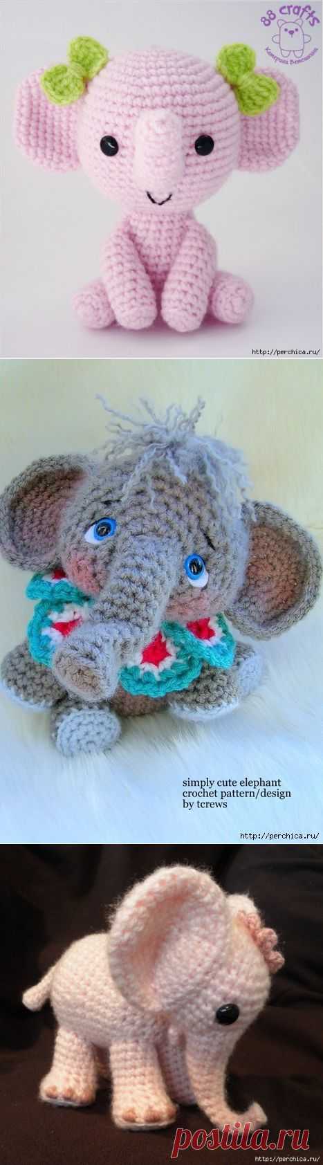 Мастер-класс чудного слоненка связанного крючком