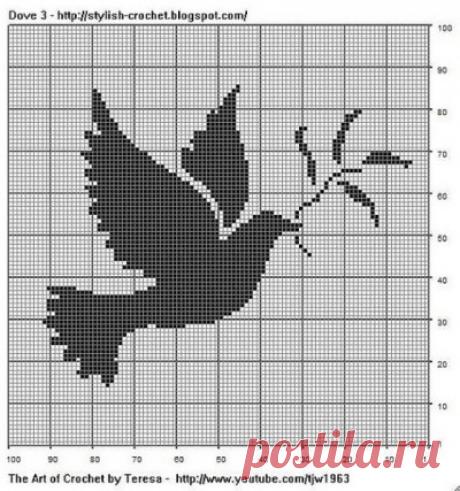 (+2) Схемы вышивки или вязания крючком