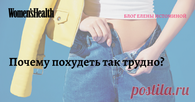 Почему похудеть так трудно? Елена Истомина – биохимик, психолог, тренер и основатель проекта selfrebootcamp – рассказывает, как оставаться стройной в эпоху изобилия, почему редукционные диеты не работают, а способность быстро запасать жир еще совсем недавно была преимуществом.