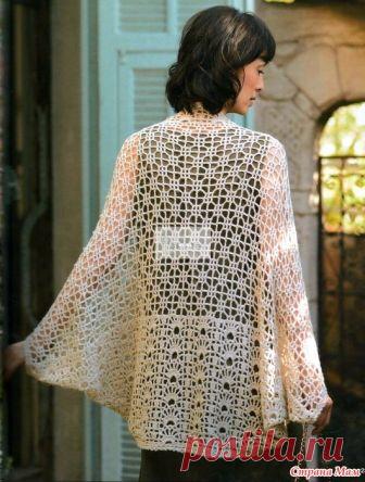 Летняя накидка-кардиган