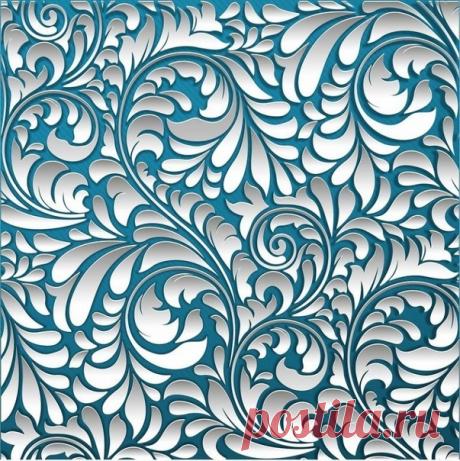 Синие морозные фоны.