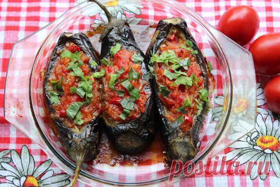 Имам баялды или баклажаны с овощной начинкой по-турецки | Fanilla