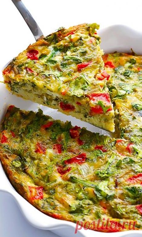 Фриттата - еда спортсмена! Можно даже на ночь!