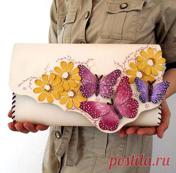 Butterflies garden Butterflies bag Anniversary gift Bridal