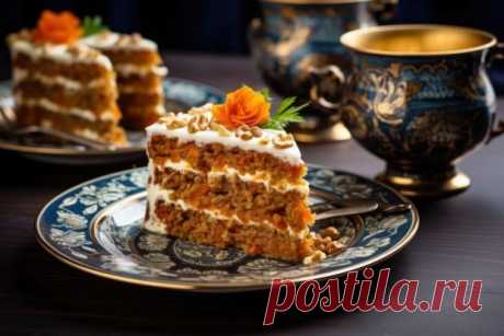 Постный морковный торт – простой и вкусный рецепт, как приготовить пошагово