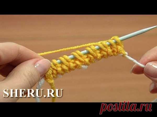 Невидимый метод набора петель с использованием дополнительной нити